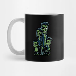 Zombie Family - 1 Mug